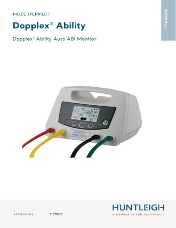 Huntleigh dopplex ABIlity Mode d'emploi | Fixfr