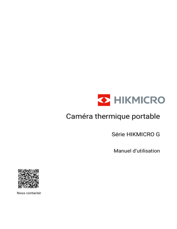 HIKMICRO G Series Manuel utilisateur | Fixfr