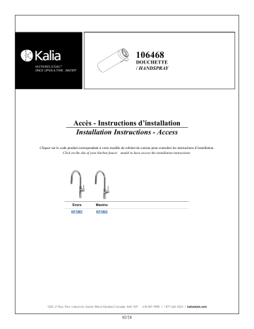 Manuel d'utilisation Kalia 106468 - Pulvérisation manuelle | Fixfr