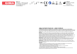 Gima 54007 Manuel d'utilisation - Câble patient ECG