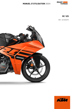 KTM RC 125 Manuel du propriétaire - Lire en ligne ou télécharger le PDF