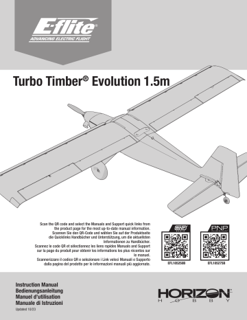 Manuel du propriétaire E-flite EFL105275B - Télécharger le manuel PDF | Fixfr