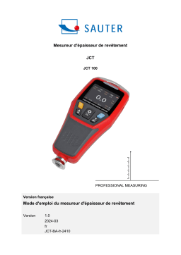 KERN JCT 100 Mode d'emploi - Manuel d'utilisation