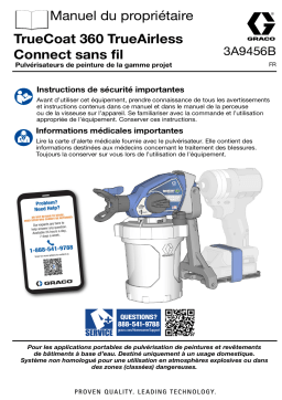 Manuel du propriétaire Graco TrueCoat 360 TrueAirless Cordless Connect