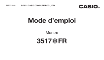 Casio MWD-110H Mode d'emploi - Manuel d'utilisation | Fixfr