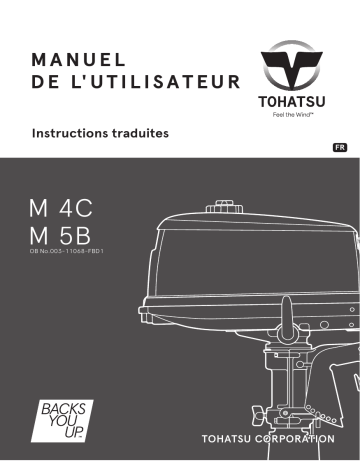 TOHATSU M 5B Manuel du propriétaire - Lire et télécharger PDF | Fixfr
