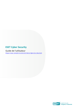 ESET Cyber Security for macOS 7 Manuel du propriétaire