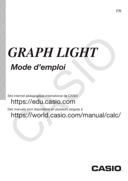 Casio GRAPH LIGHTNEW Manuel utilisateur