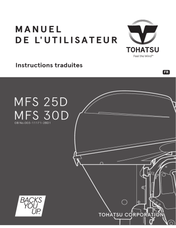 Manuel TOHATSU MFS 30D - Moteur Hors-Bord 4 Temps | Fixfr