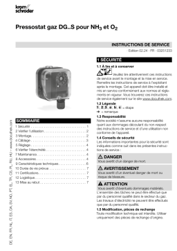 Manuel DG..S - Kromschroder | Pressostat gaz NH3 et O2