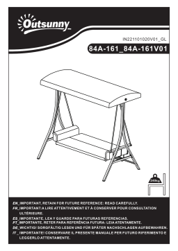 Manuel utilisateur Outsunny 84A-161V01CG