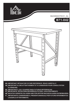 HOMCOM B71-042 Manuel utilisateur