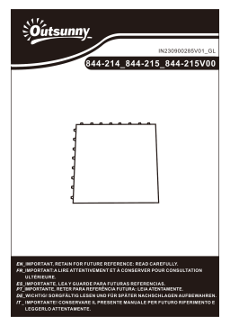 Outsunny 844-215GY Manuel d'utilisation