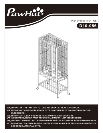 PawHut D10-056 Manuel utilisateur - Guide complet | Fixfr