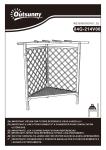 Outsunny 84G-214V00ND Manuel utilisateur