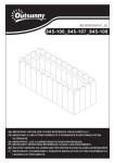 Manuel d'utilisation Outsunny 845-107