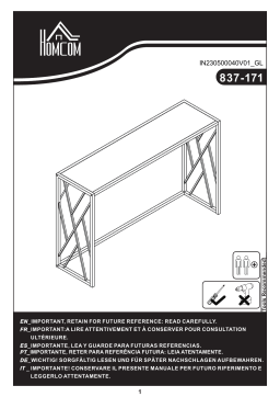 Manuel utilisateur HOMCOM 837-171V80