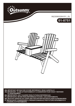 Manuel d'utilisation Outsunny 01-0751 - Télécharger PDF
