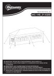 Manuel d'utilisation Outsunny 84C-149V02BU