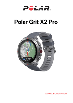 Manuel utilisateur Polar Grit X2 Pro