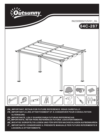 Outsunny 84C-287 Manuel utilisateur | Fixfr