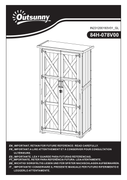 Manuel d'utilisation Outsunny 84H-078V00ND