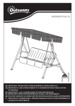 Manuel d'utilisation Outsunny 84A-054V03BK