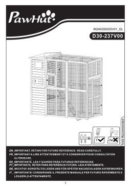 PawHut D30-237V00GY Manuel utilisateur