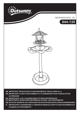 Manuel de l'utilisateur Outsunny 844-135GD