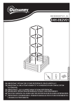 Outsunny 84H-062V01BN Manuel utilisateur