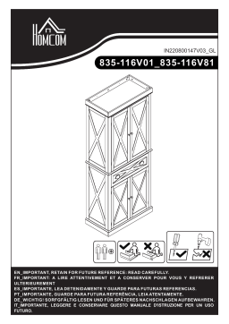 Manuel utilisateur HOMCOM 835-116V01WT