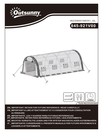 Manuel d'utilisation Outsunny 845-921V00WT | Fixfr