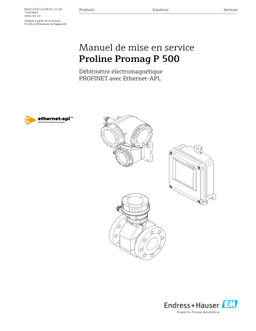 Manuel Endres+Hauser BA Proline Promag P 500 - Débitmètre Electromagnétique | Fixfr