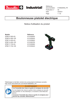 Desoutter Virtual Cable Tracker EPB-BLRT (6158132600) Mode d'emploi