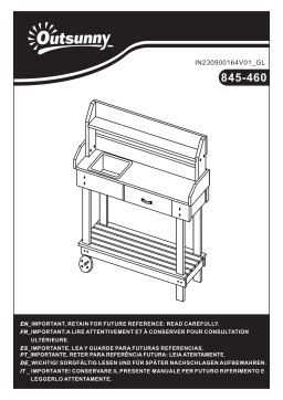 Outsunny 845-460ND Manuel utilisateur - Télécharger PDF