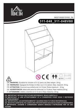 HOMCOM 311-048BN Manuel utilisateur