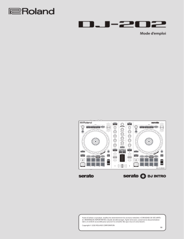 Manuel d’utilisation Roland DJ-202 - Télécharger PDF | Fixfr