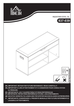 HOMCOM 837-039V80 Manuel utilisateur