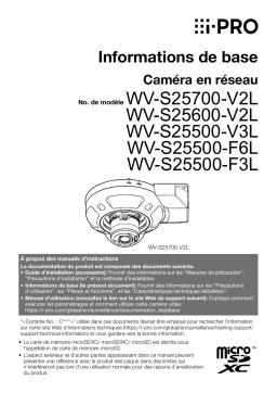 Manuel WV-S25500-V3L - i-PRO