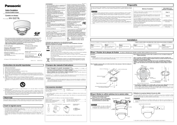 Manuel d’installation WV-S2270L - Caméra réseau i-PRO | Fixfr