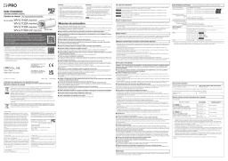 i-PRO WV-U1130A Manuel de l'utilisateur - Télécharger PDF & Lire en ligne