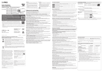 i-PRO WV-U1130A Manuel de l'utilisateur - Télécharger PDF & Lire en ligne | Fixfr