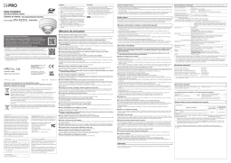 i-PRO WV-X2251L Guide d'installation