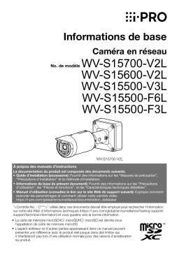 Manuel utilisateur i-PRO WV-S15700-V2L