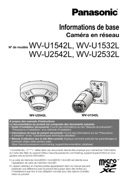 i-PRO WV-U2532L Manuel Utilisateur - Télécharger PDF