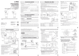 i-PRO WV-SUD638 Guide d'installation
