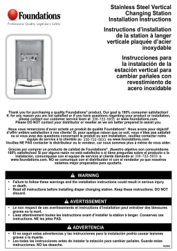 Foundations 100SSV-SM Guide d'installation