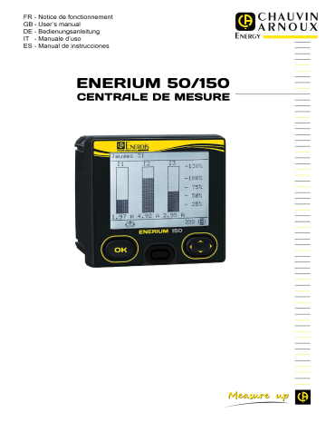 Manuel utilisateur ENERIUM 150 RS485 | Fixfr