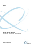 Manuel QED 650-850-1050 La Norme et VSD - Quincy Compressor