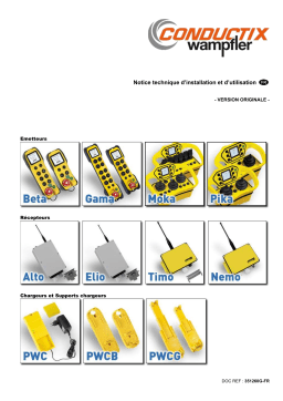 Conductix-Wampfler Radiocommandes de sécurité Guide d'installation